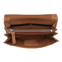 Latico Eloise Leather Wallet- Moss