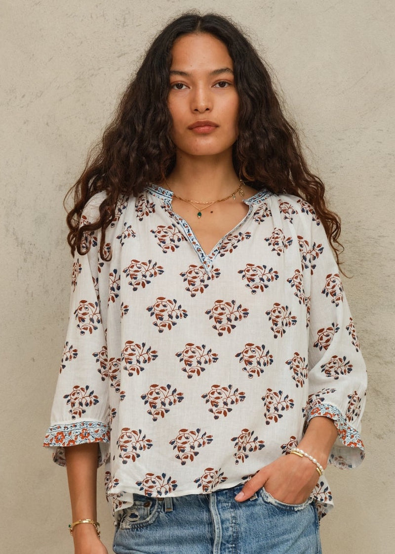 M.A.B.E. Stella Print Blouse