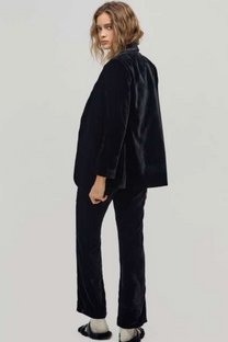 Moor Velvet Pants- Black