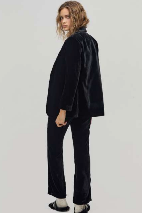 Moor Velvet Pants- Black