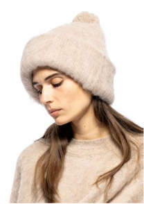 Cadieux Alpaca Beanie- Taupe