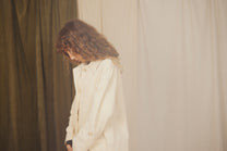 Cossac Organic Cotton Wide Coat - Oat