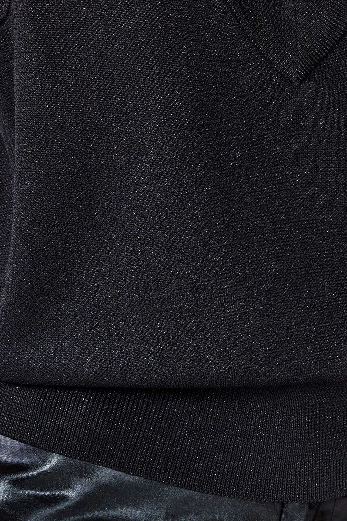 Preppy knitted Vest- Black