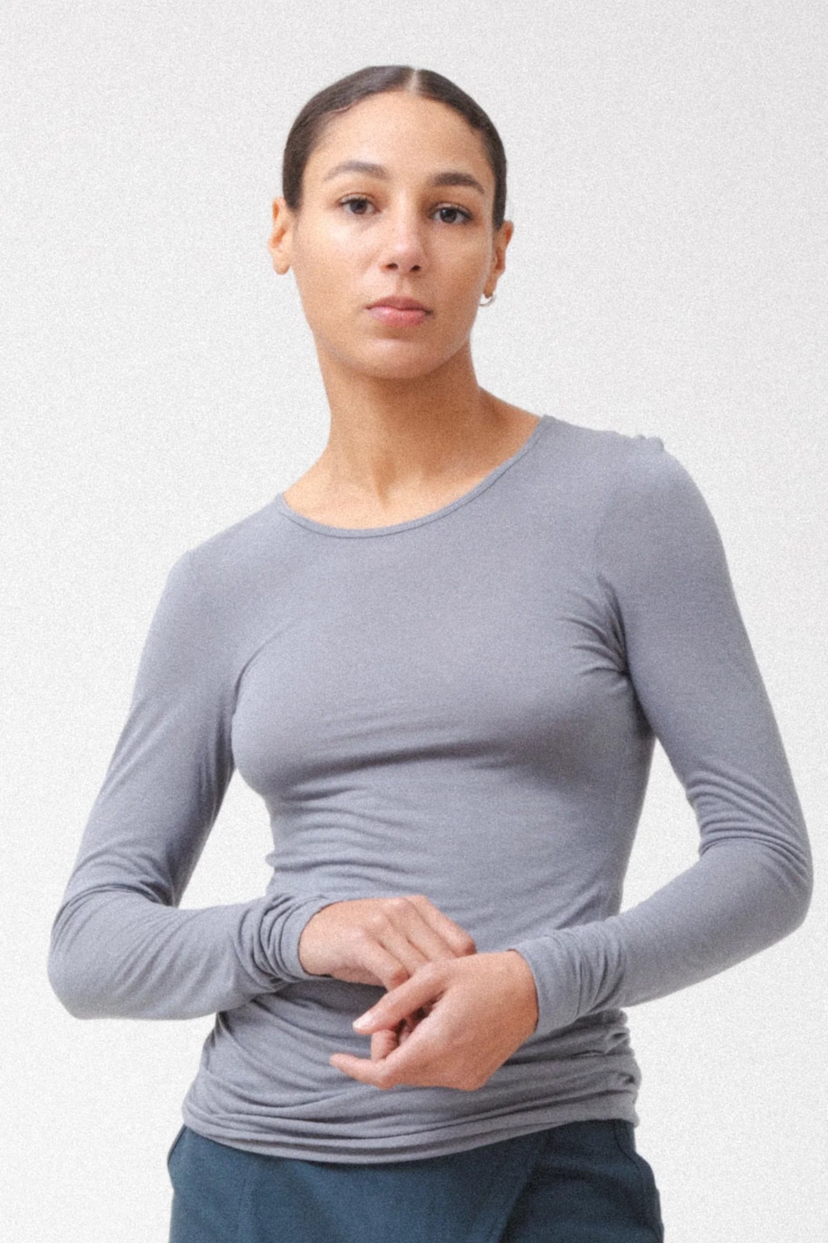 Prairie Underground Cashmodal Tee- Gray Ray